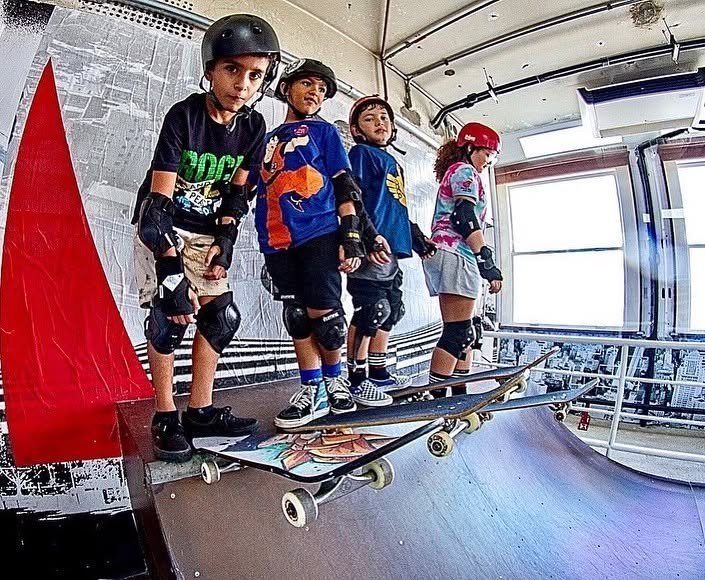 Aula coletiva kids na Pista do 21